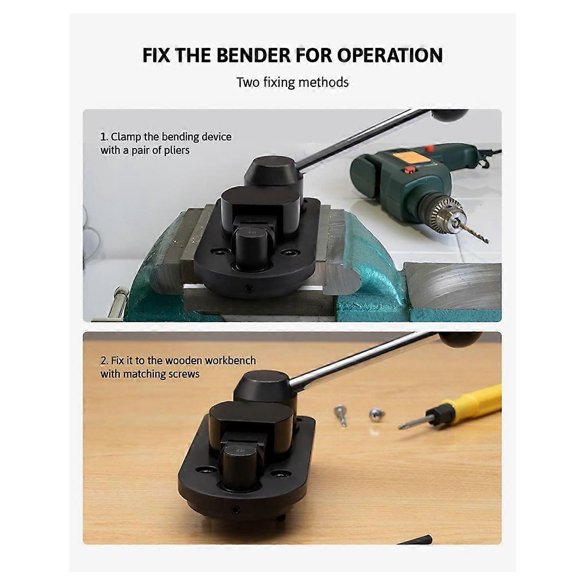 Ring Bender, Ring Bending Tool For Spoon Ring Making, With Nylon Dies