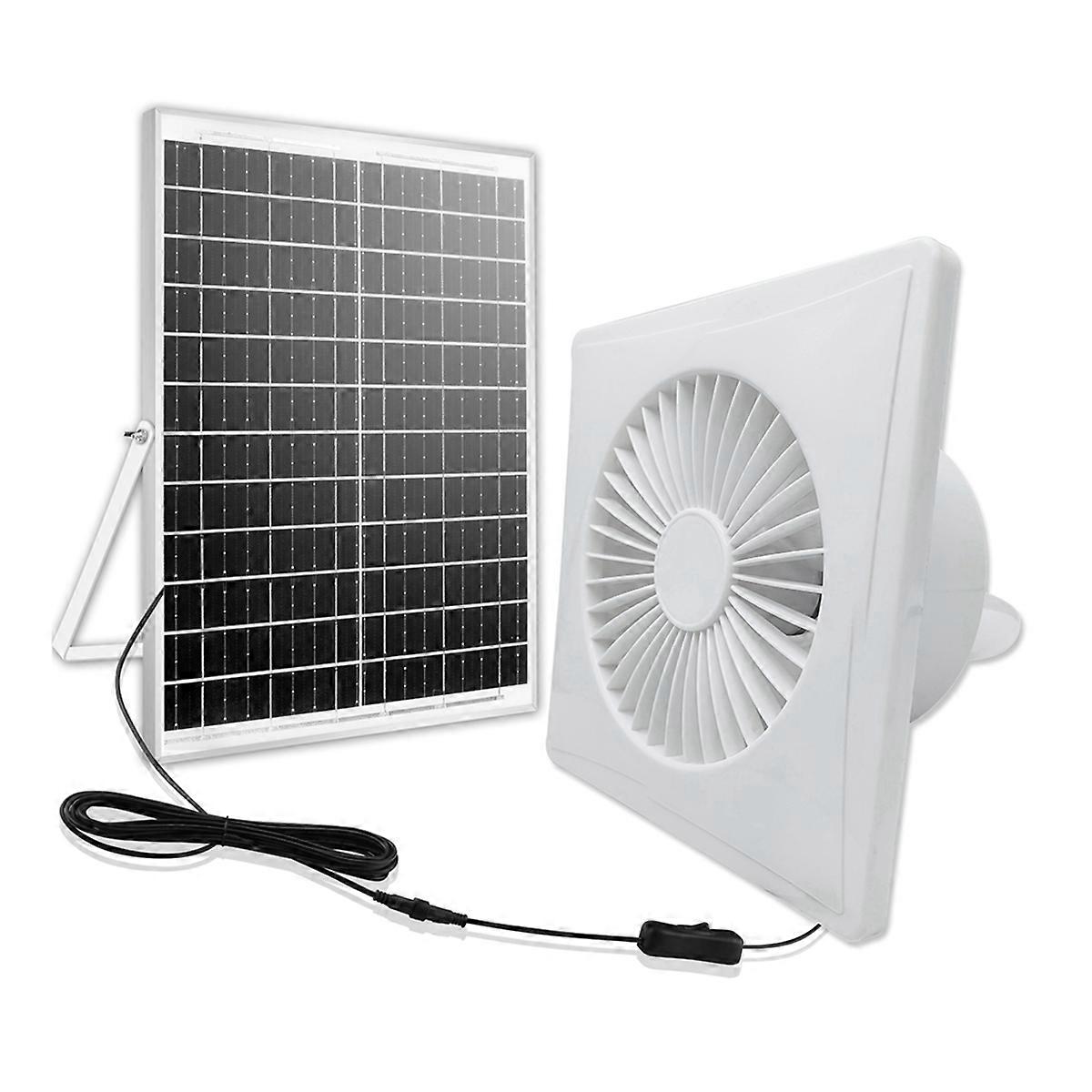 Ventilation 4Inch High-Speed Solar Silent Fan B
