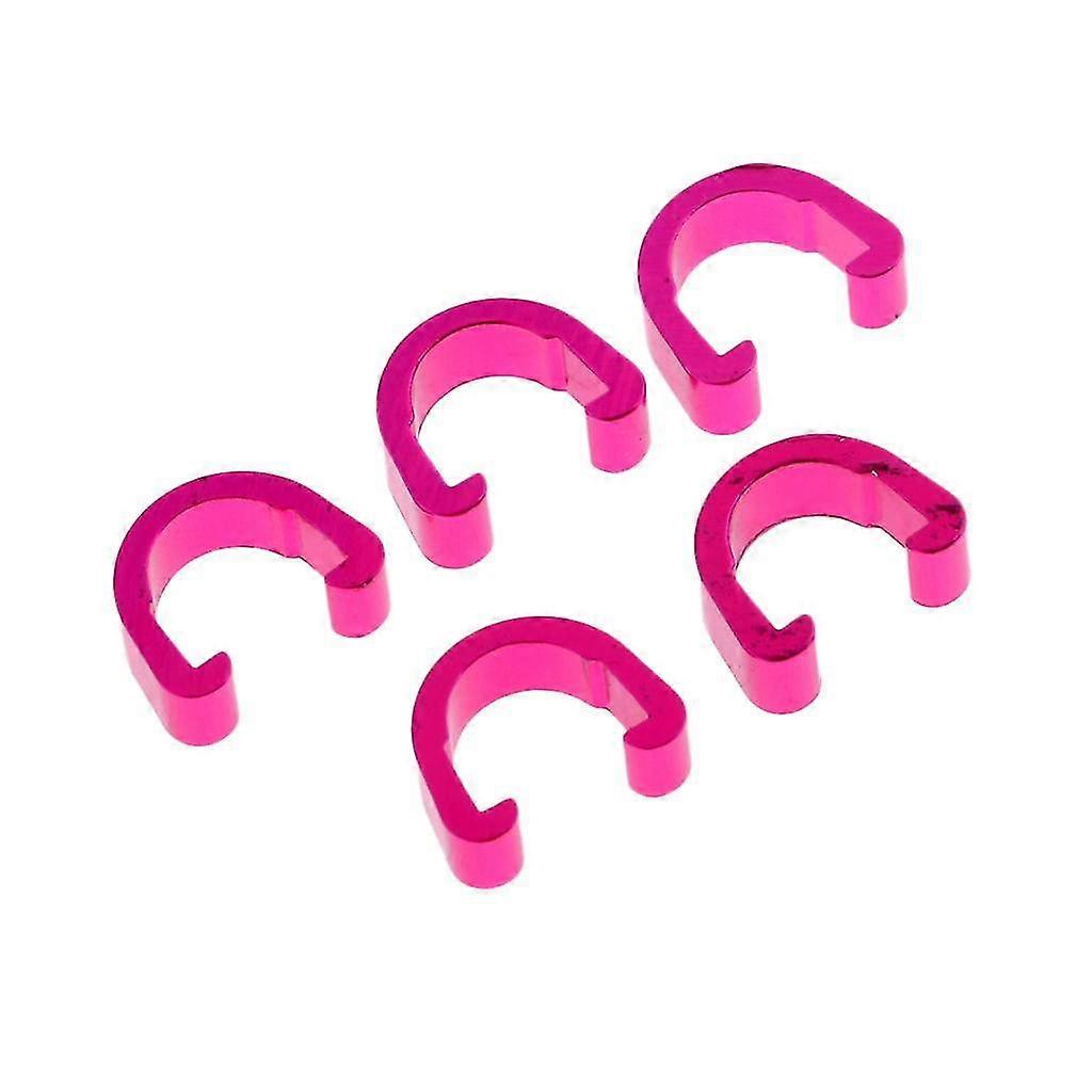 Bicycle Cable Guides and Hose Tube C-Clips Set with 5 Organizer Buckles for MTB