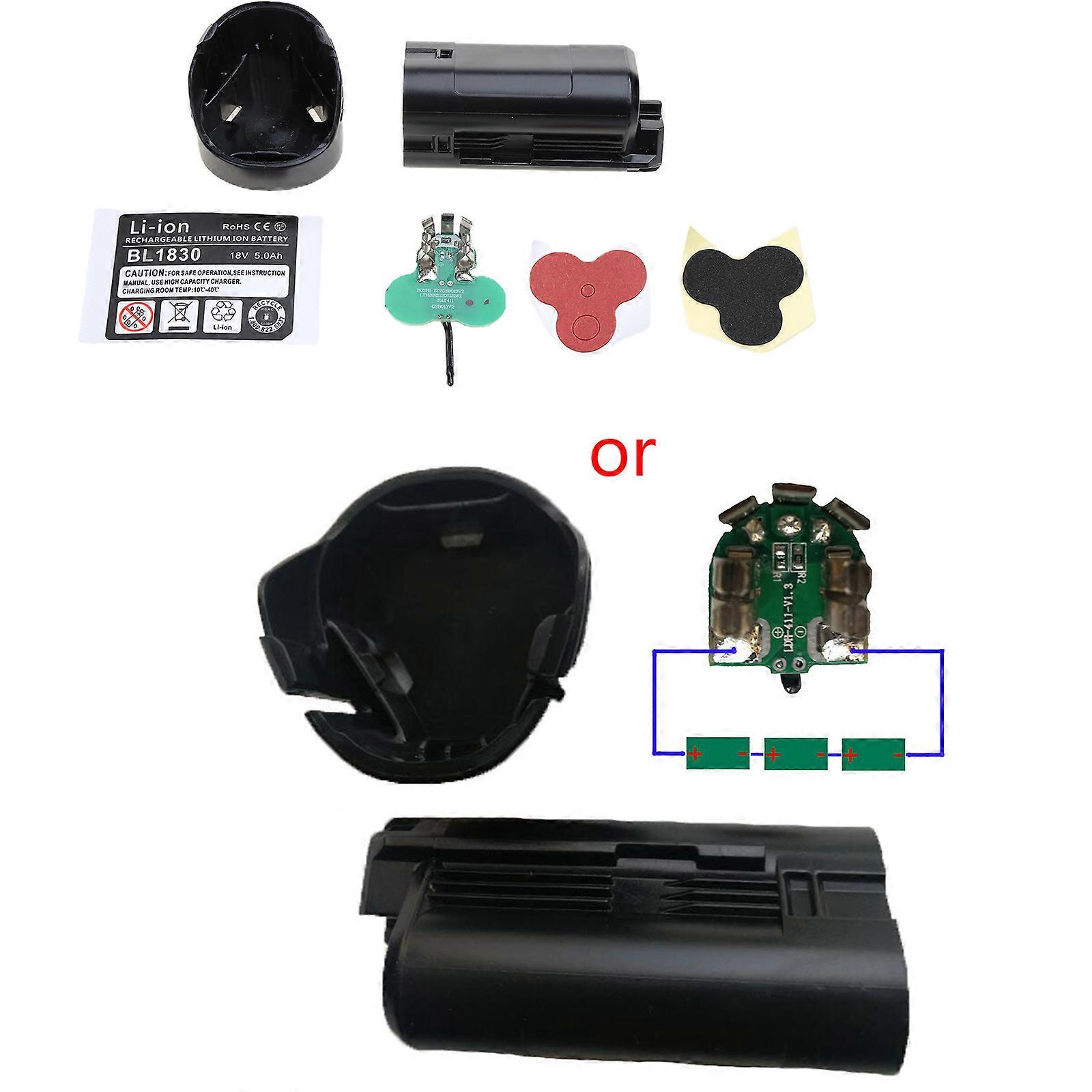 Sleeve Protective Plate Plastic for Shell Label Suitable for 10.8v 12V Lithium Battery Hard for Case Cover Replacement P