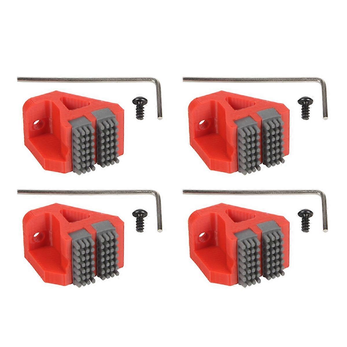 4 Sets Nozzle Brush for P1S P1 X1 Nozzles Wiper Red