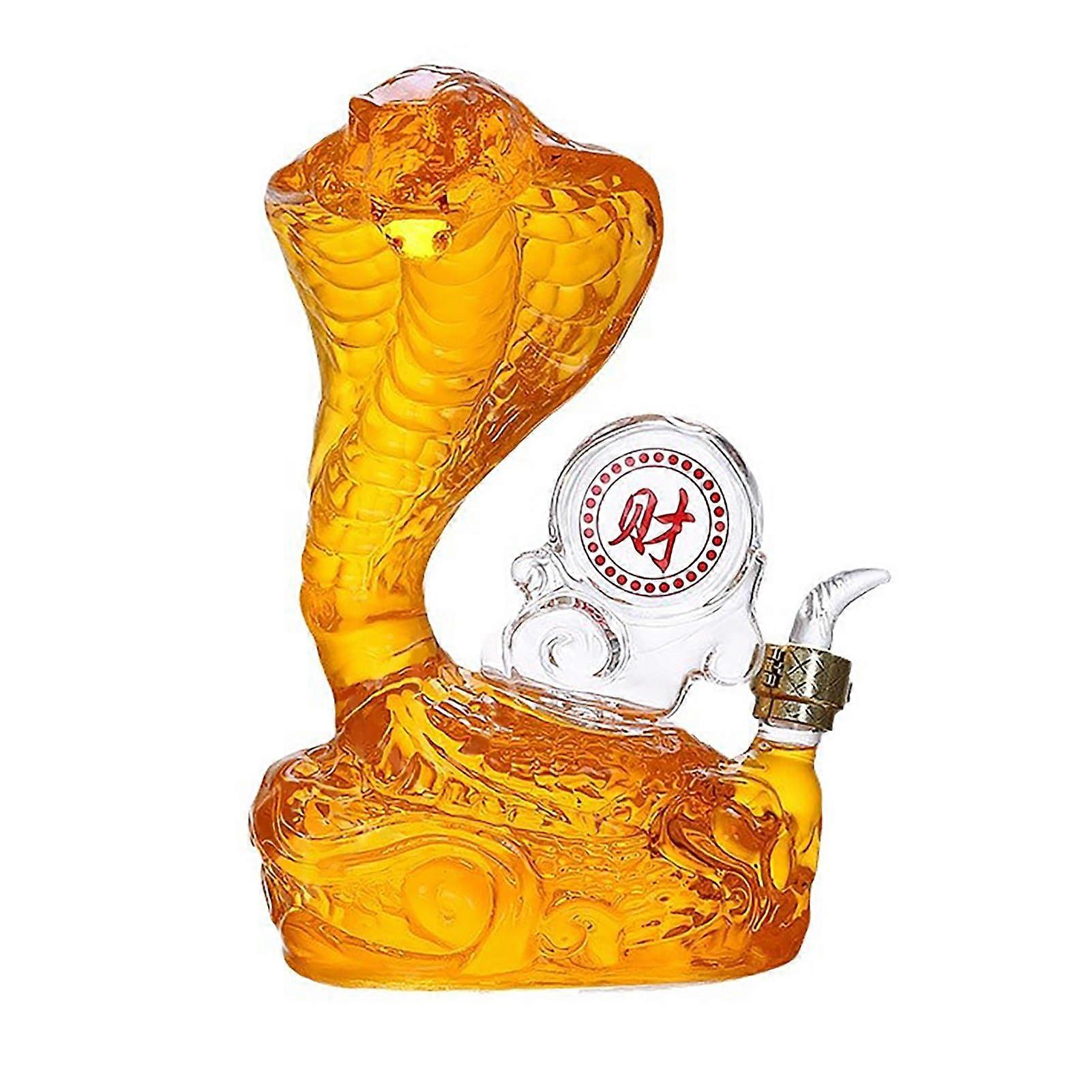 Wine Decanter 1000ml Animal Shape Snake With Wine Aerator Accessory For Wine And Whiskey Lovers