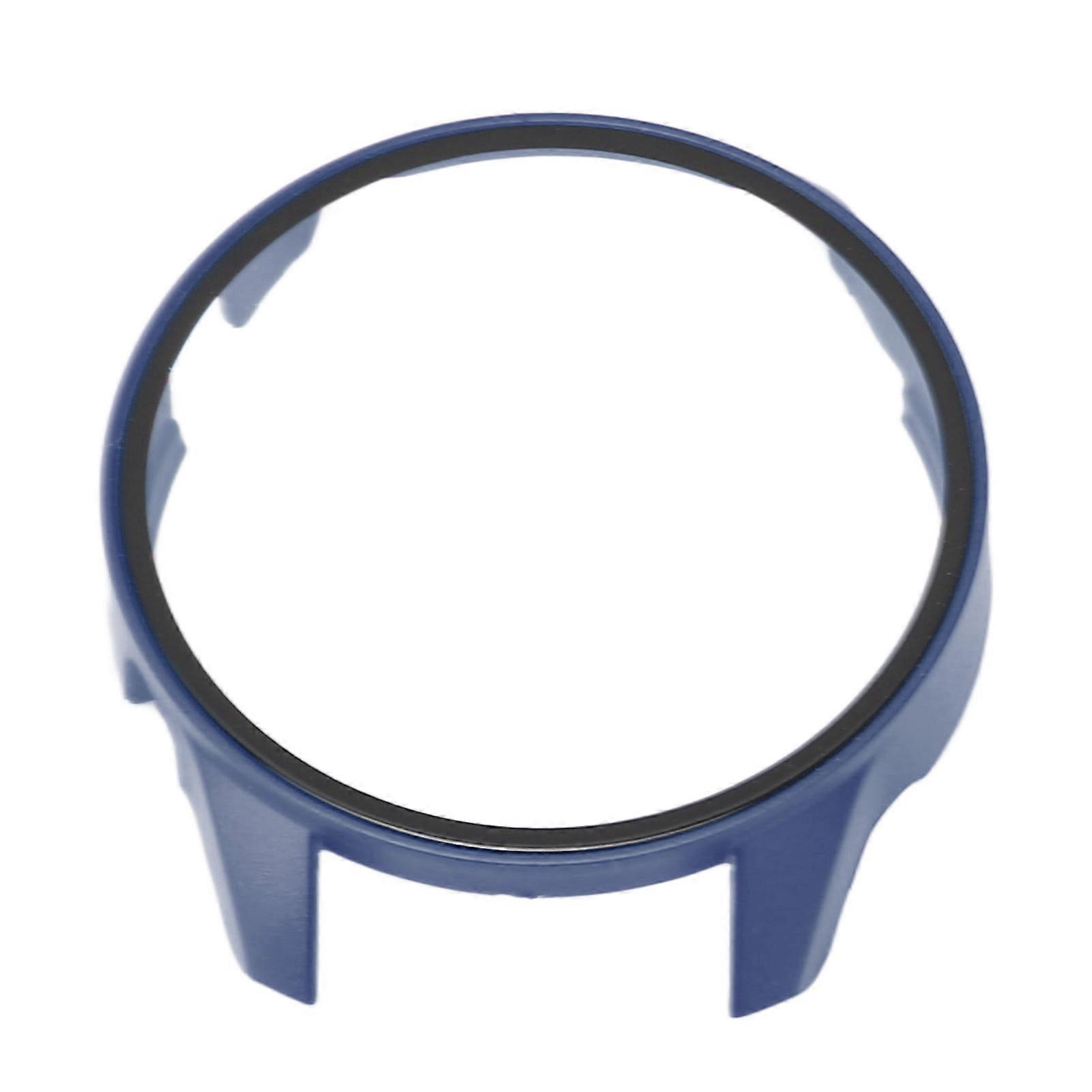 DTCY PC Protective Case with Tempered Glass Screen Protector Fit for Mi Watch Color Sports Edition Midnight Blue