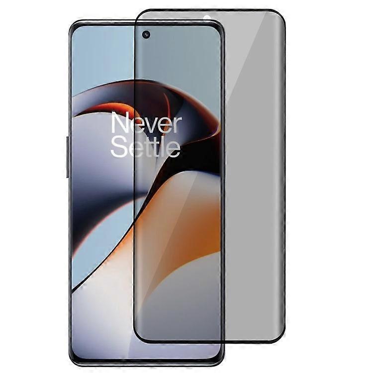 Compatible For OnePlus 12R 5G / Ace 3 5G Anti-Spy Screen Protector Silk Printing Side Glue Film Guard
