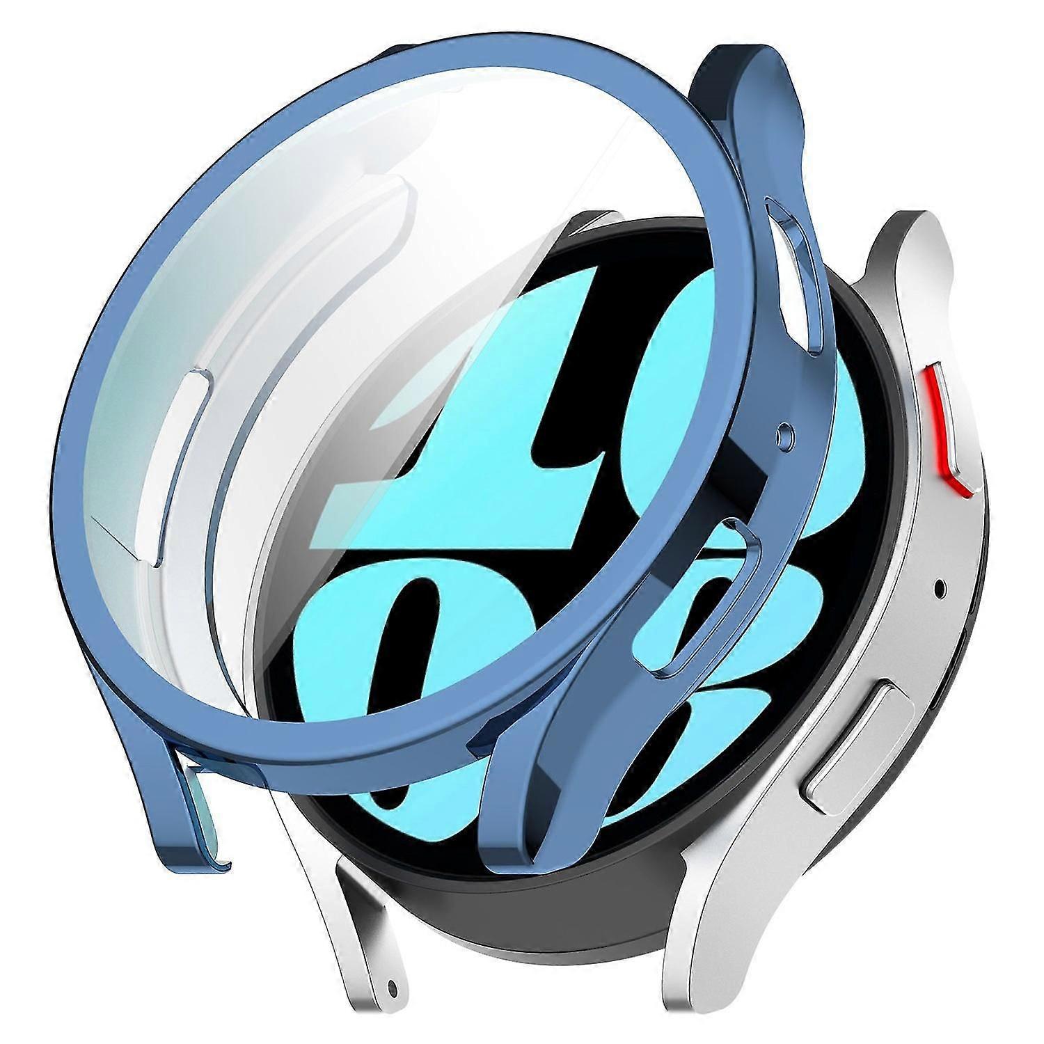 For Samsung Galaxy Watch6 44mm Full Coverage Electroplating Watch Protector Tpu Watch Case