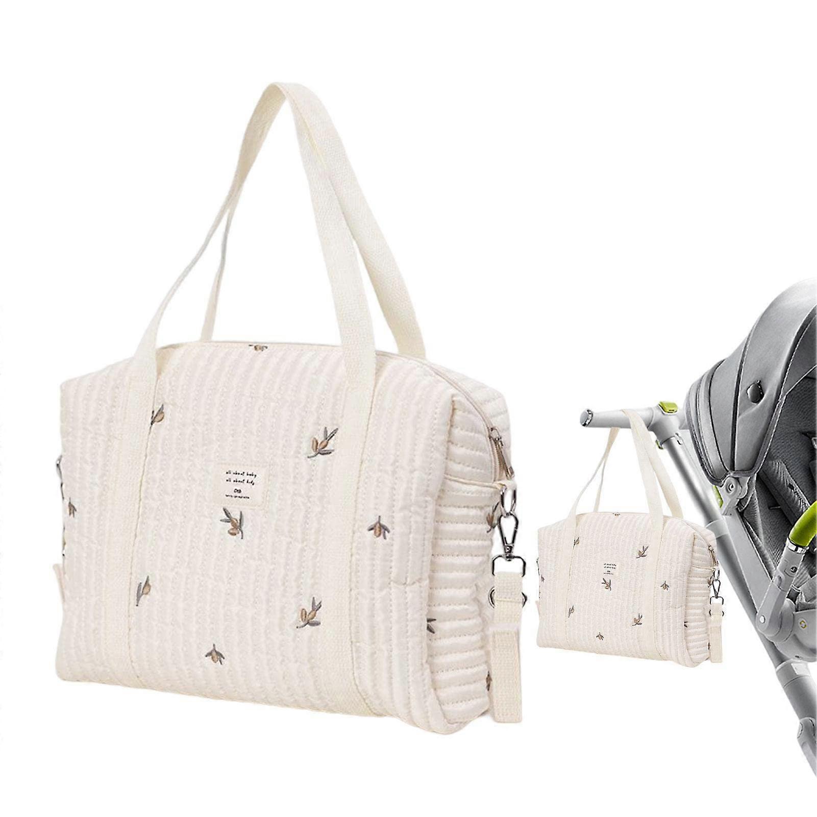 Diaper Bag Cotton Diaper Change Tote Diapers Caddy Car Storage Bag Olives