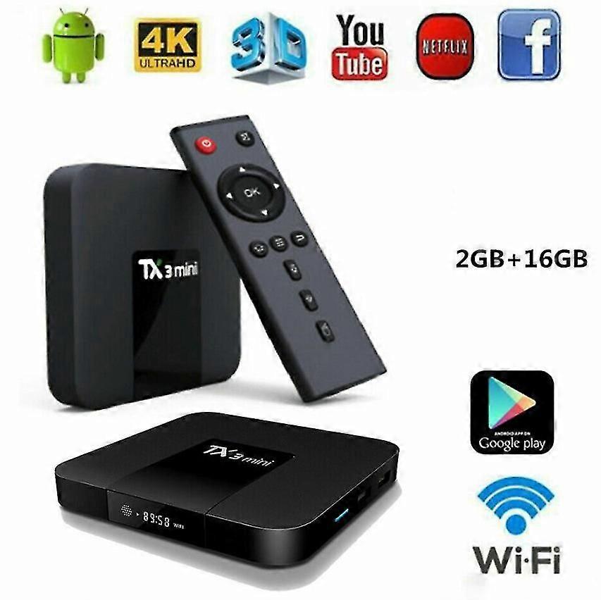 Nero TX3 Mini Per Android10 4K SMART TV Media Player Quad-Core WIFI 2GB + 16GB 2022