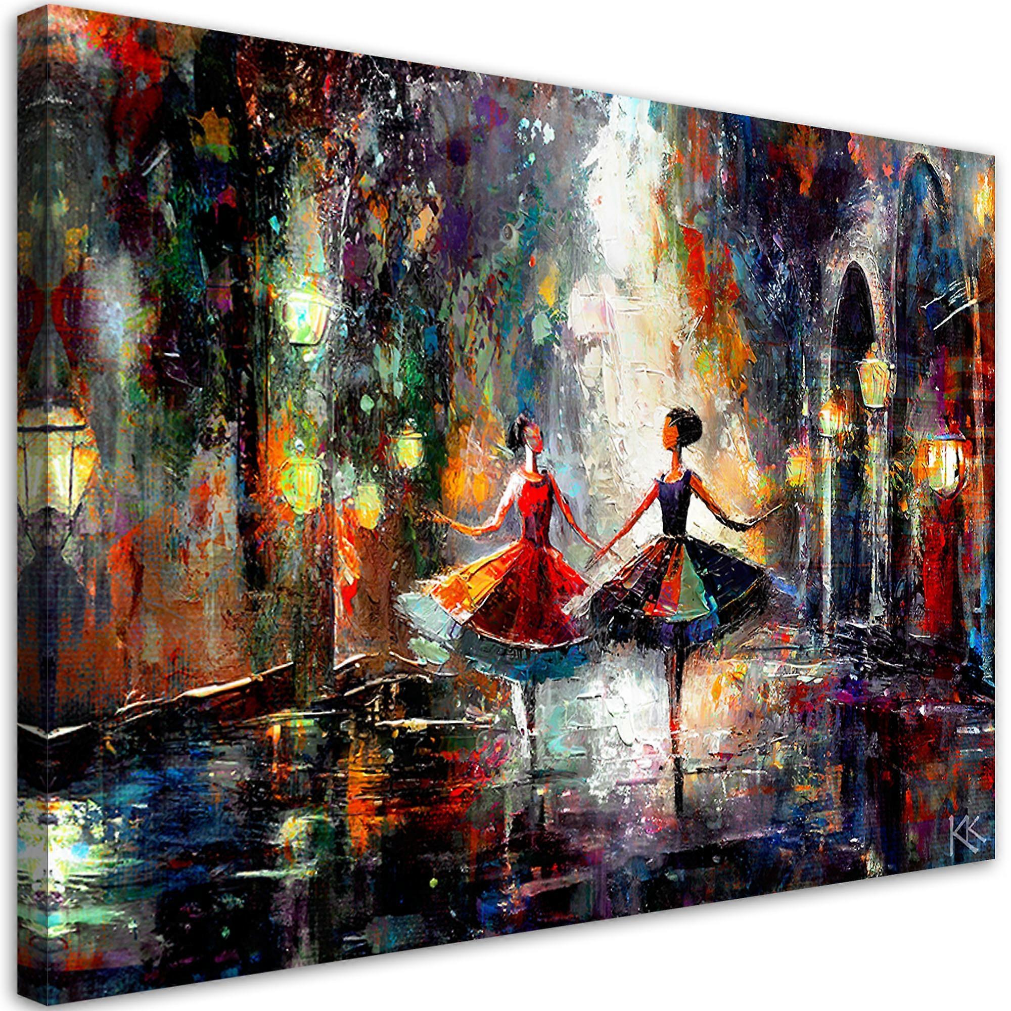Impression sur toile, Ballerines dansantes - 120x80