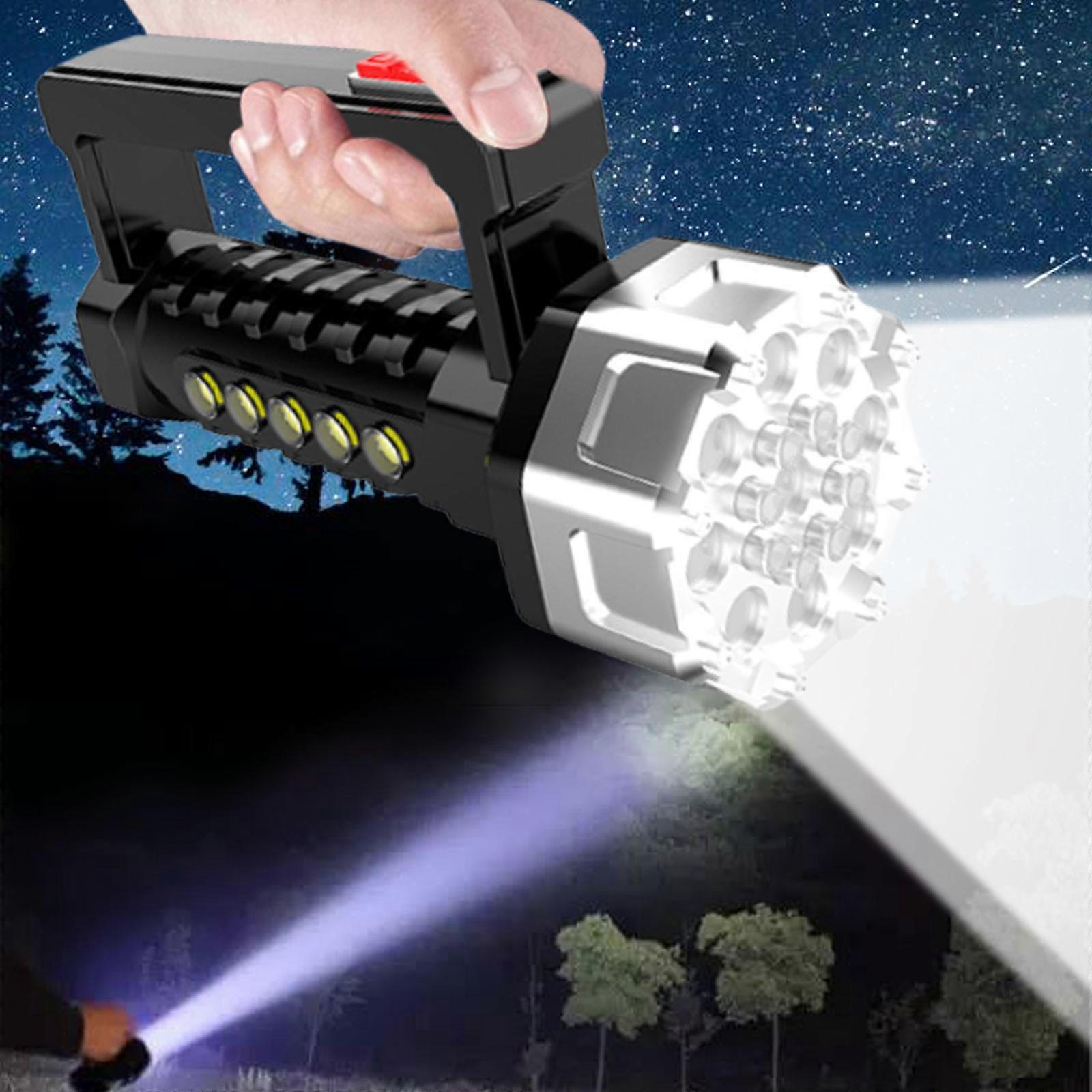 LED Flashlight Lumens Super Bright Flashlight Zoomable Rechargeable Flashlight With Modes Powerful Handheld FlashlightPower Display BB