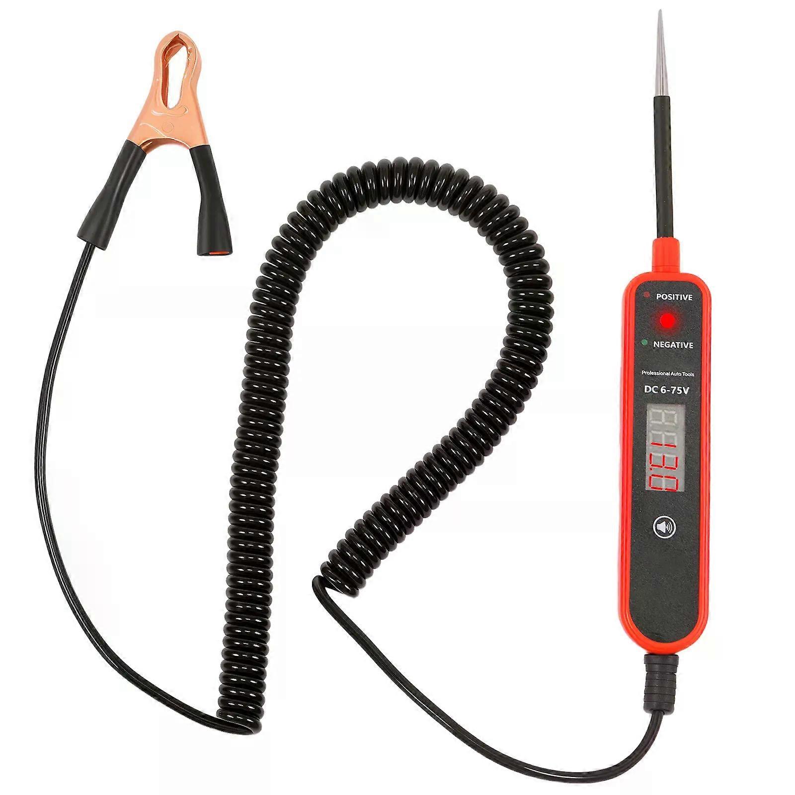 Tester elettrico automobilistico Penna 4-60V DC Tester per circuito automobilistico ad alta precisione Cercatore di cortocircuito per auto portatile per riparazione auto
