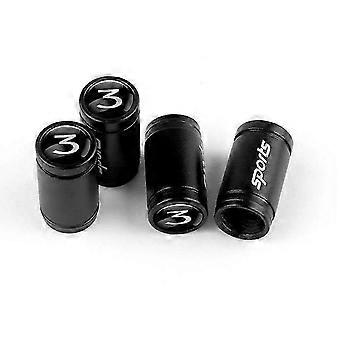 4 stks Frosted Car Styling Wiel Band Ventiel Stuurpen Doppen Stofkap Bescherming Auto Accessoires Voor Tesla Model 3 Mode Y 2017-2022