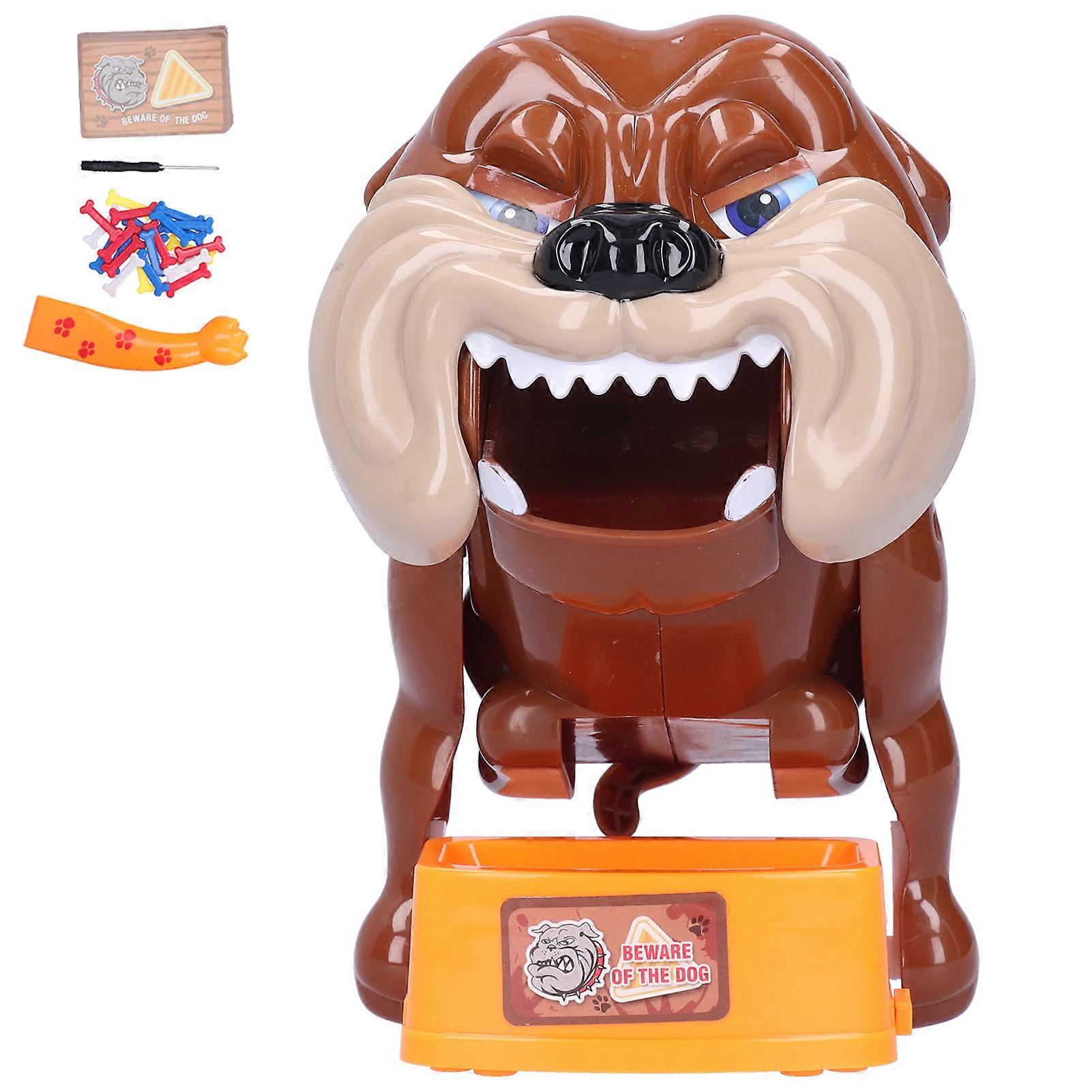 Vicious Dog Chewing Bone Electronic Tricky ParentChild Interactive Funny Game Child Gift