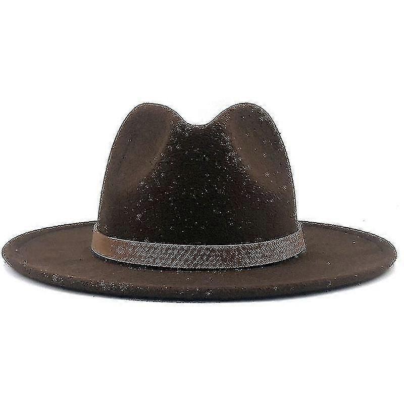 Bred Brem Høst Trilby Caps, Vinter Panama Hatt