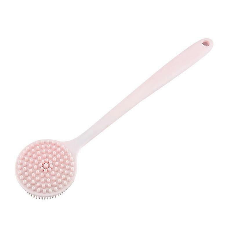 Bath Brush,silicone Double Sided Shower Brush With Ultra Soft Bristles