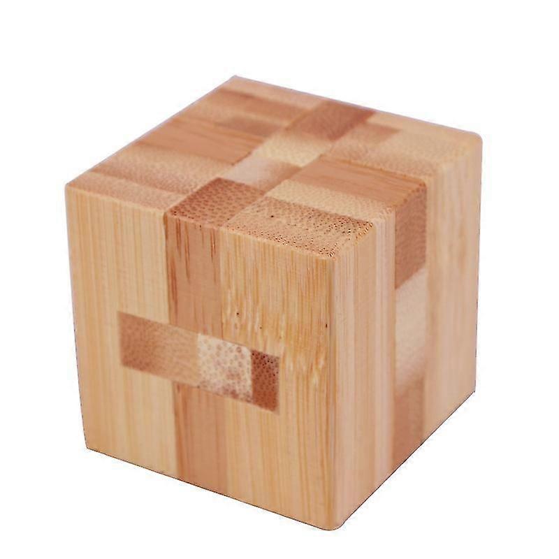 3d Wooden Puzzles Iq Challenge Brain Teaser Lock Logic Intellectual Educational Toy Jigsaw Puzzle Removing Assembling Cube