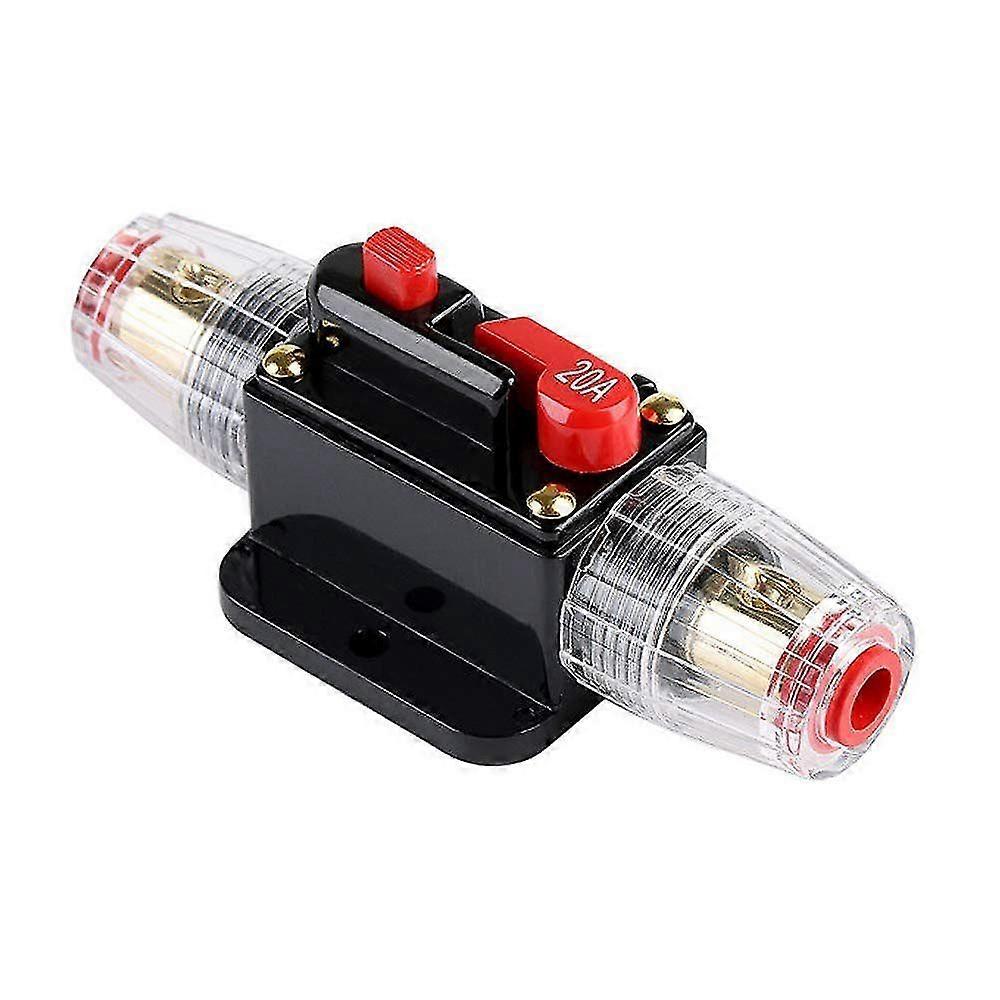 Fuse Holder 20a Auto Fuse Holder 12v - 24 V Automotive Inline Circuit Breaker Manual Reset Switch