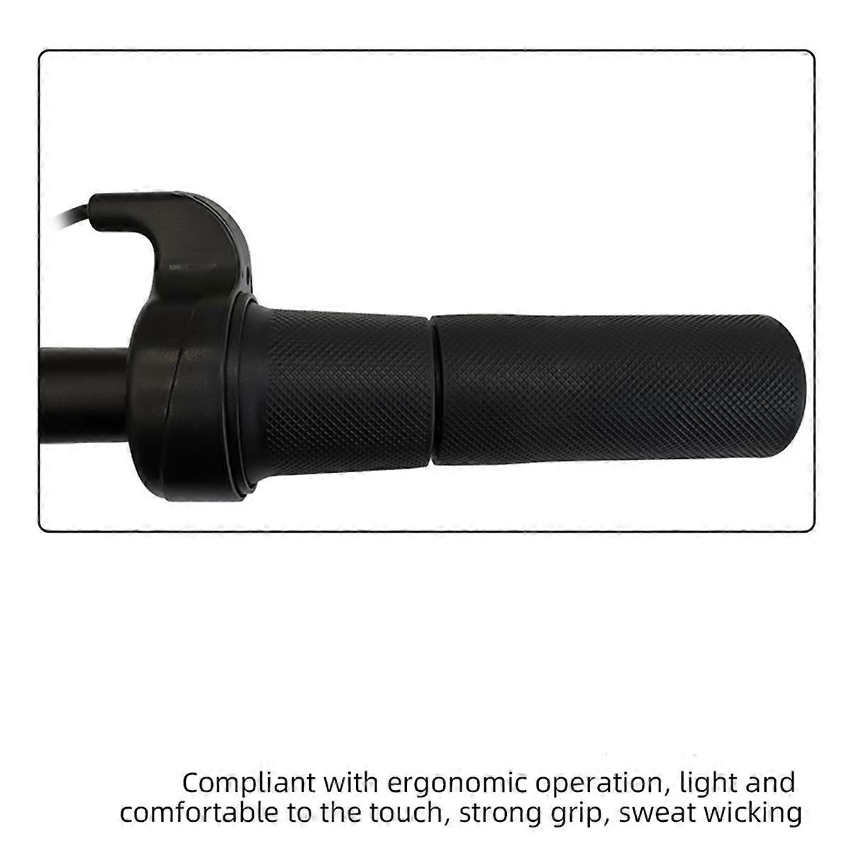 Electric Bike Throttle Grip Kit Half Handlebar Turn Accelerator Handlebar for Electric Scooter