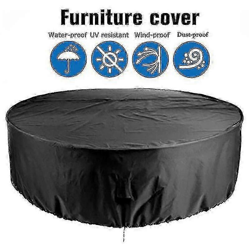 Waterproof Heavy Duty Round Outdoor Table Cover