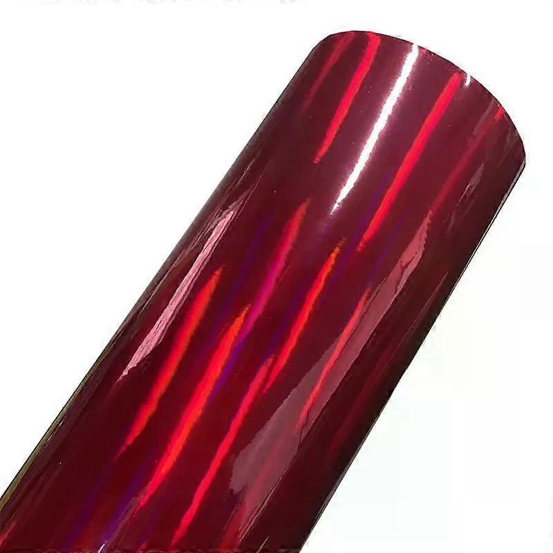 פרימיום הולוגרפי כרום ויניל גליל גליל DIY סרט מדבקות דבק לשחרור אוויר