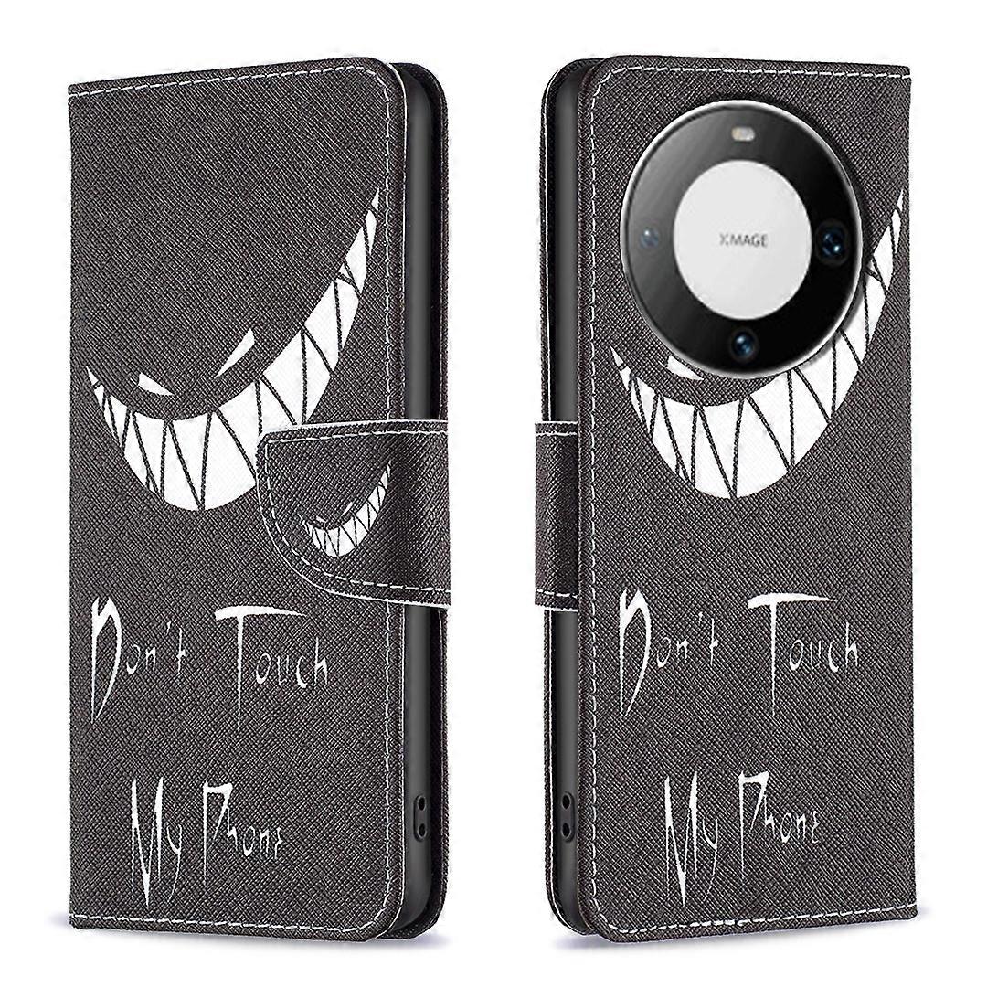 Colored Drawing Pattern Leather Phone Case