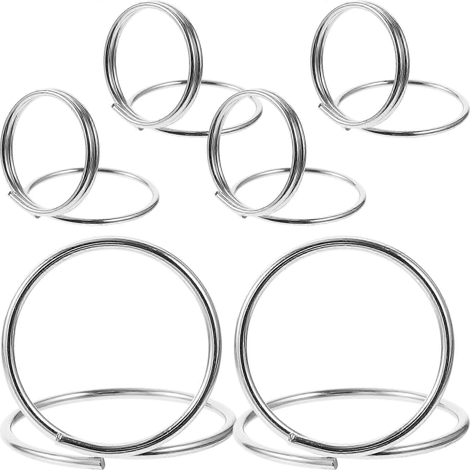 6 Pcs Mini Porte-Carte De Place Numéro De Table Détenteurs Photos Stand Clips Menu Mémo Clips