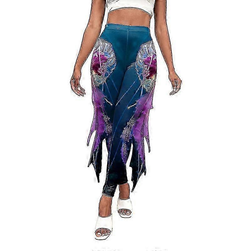 Womens Scale Legging Tummy Pants