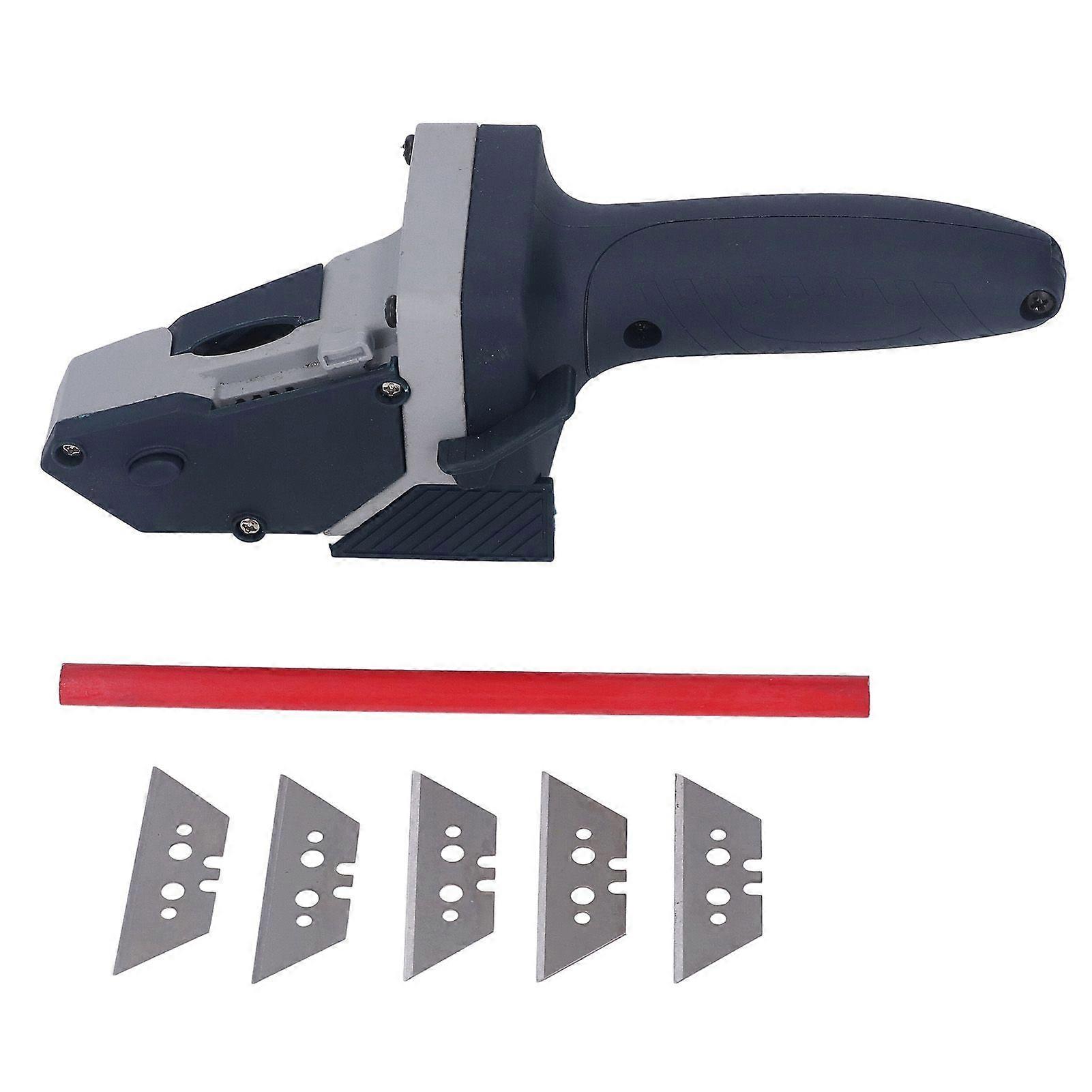 Gypsum Board Cutter with Measuring Tape Portable Drywall Cardboard Cutting Tool for Woodworking