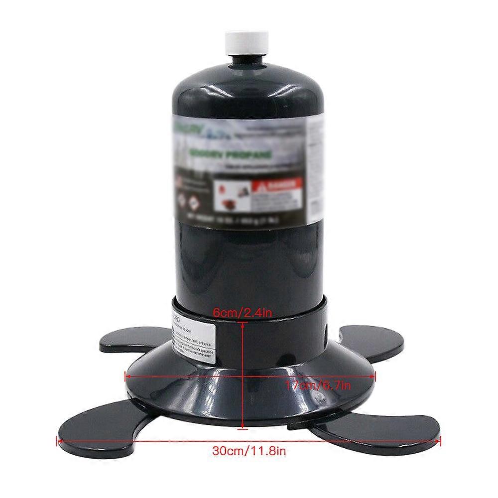Gas Carteridge Plastic Base Bracket Gas Bottle Fixed Support Propane Cylinder Base Replacement for Camping