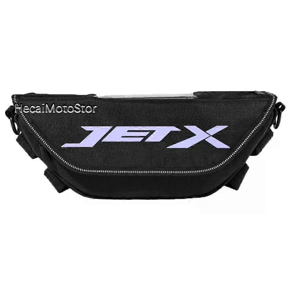 ل SYM sym Jet x 125 jet x125 دراجة نارية ملحق مقاوم للماء والغبار مقود تخزين حقيبة الملاحة-L
