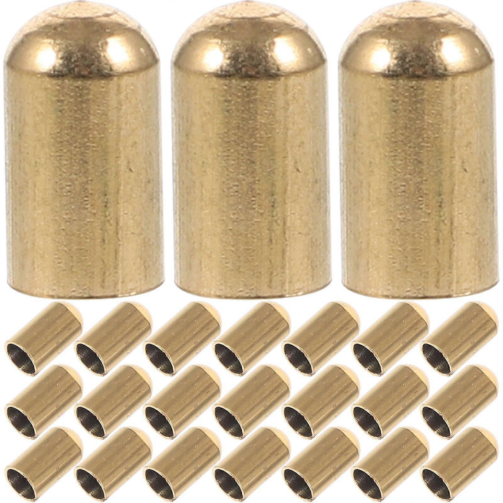 30pcs Bracelet Rope End Cord End Cap Rope End Stopper  Cord Cap Rope Fastener