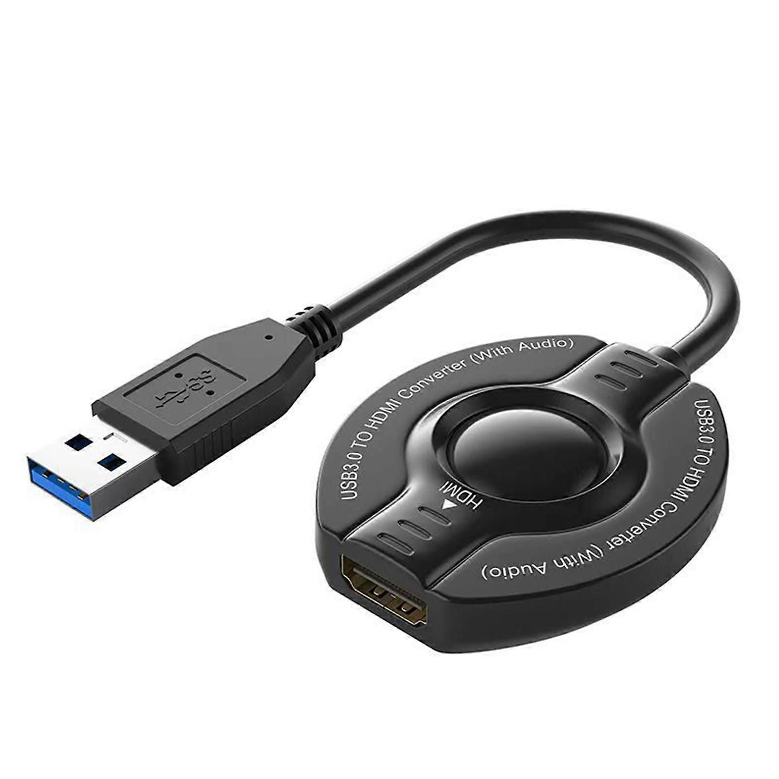 Multi-functional 1080P 60HZ USB 3.0 To HDMI-compatible Video Adapter Converter Cable High Speed for PC Laptop Projector