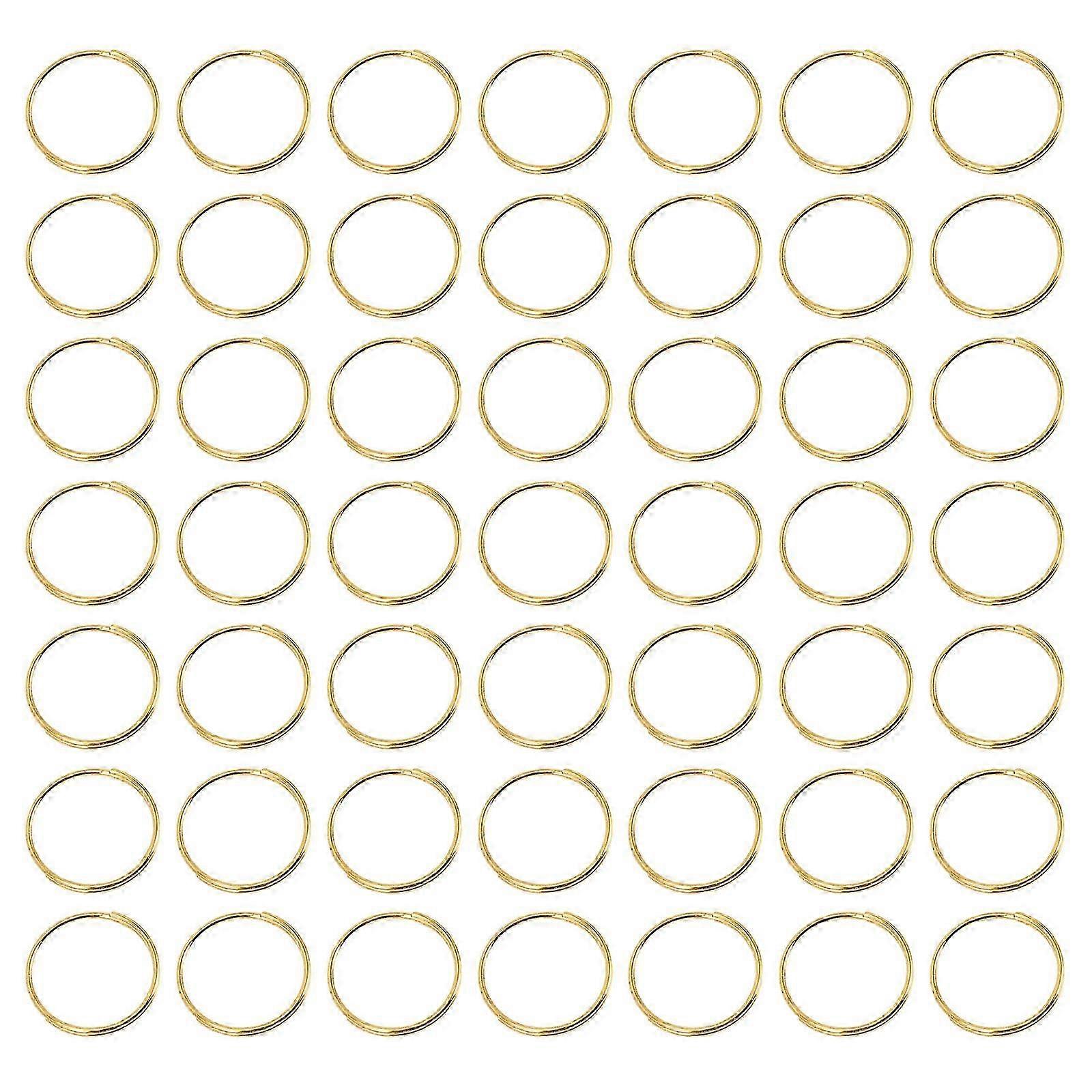 300pcsゴールドシャンデリアクリスタルボールリング1.3x1.3cm DIY照明アクセサリー