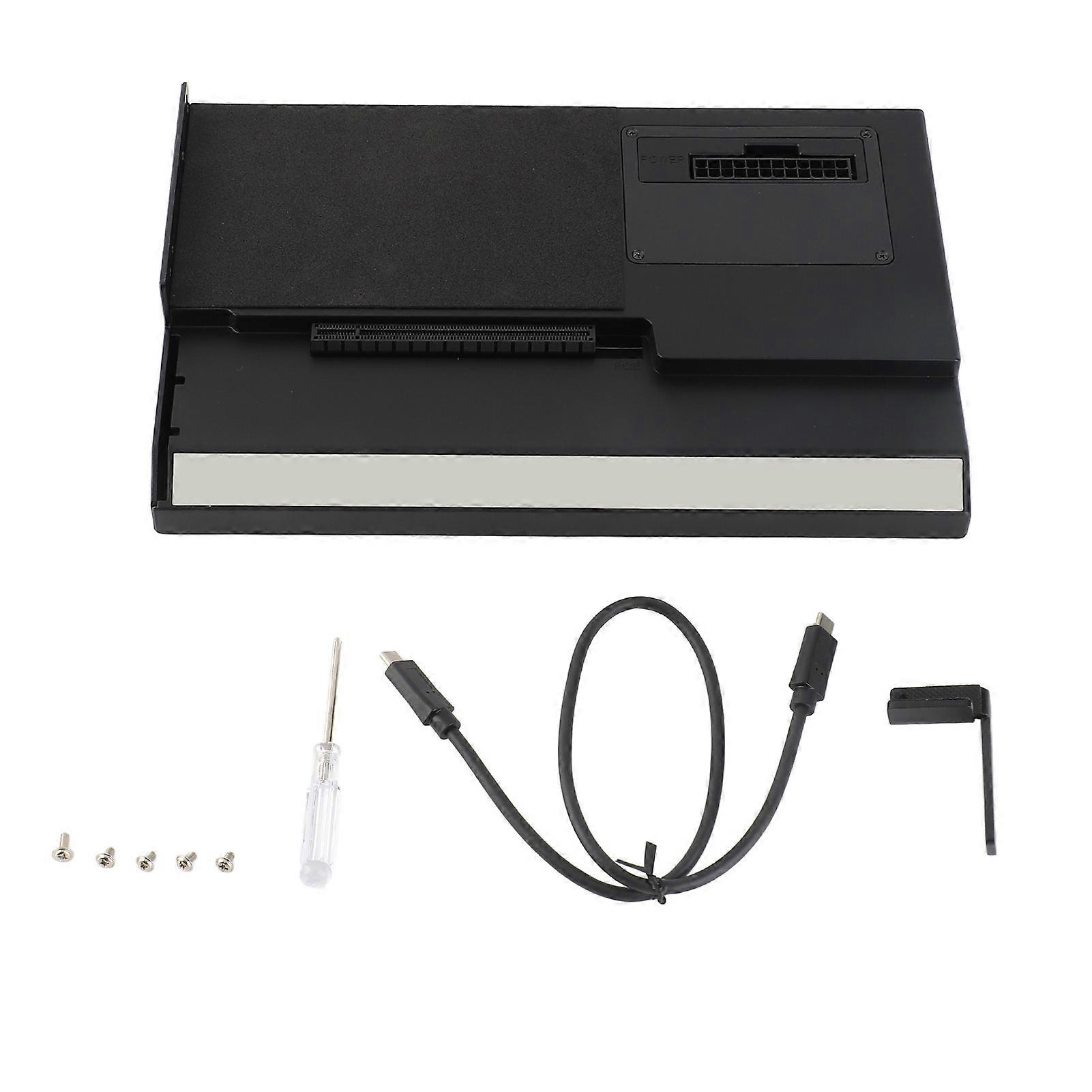 USB4.0 GPU Enclosure Dock Station 40Gbps M.2 NVMe SSD RJ45 for Laptops and Gaming Consoles