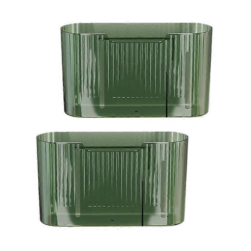 Storage Box Wall Mounted Multifunction Easy to Install Sturdy No Drill Storage