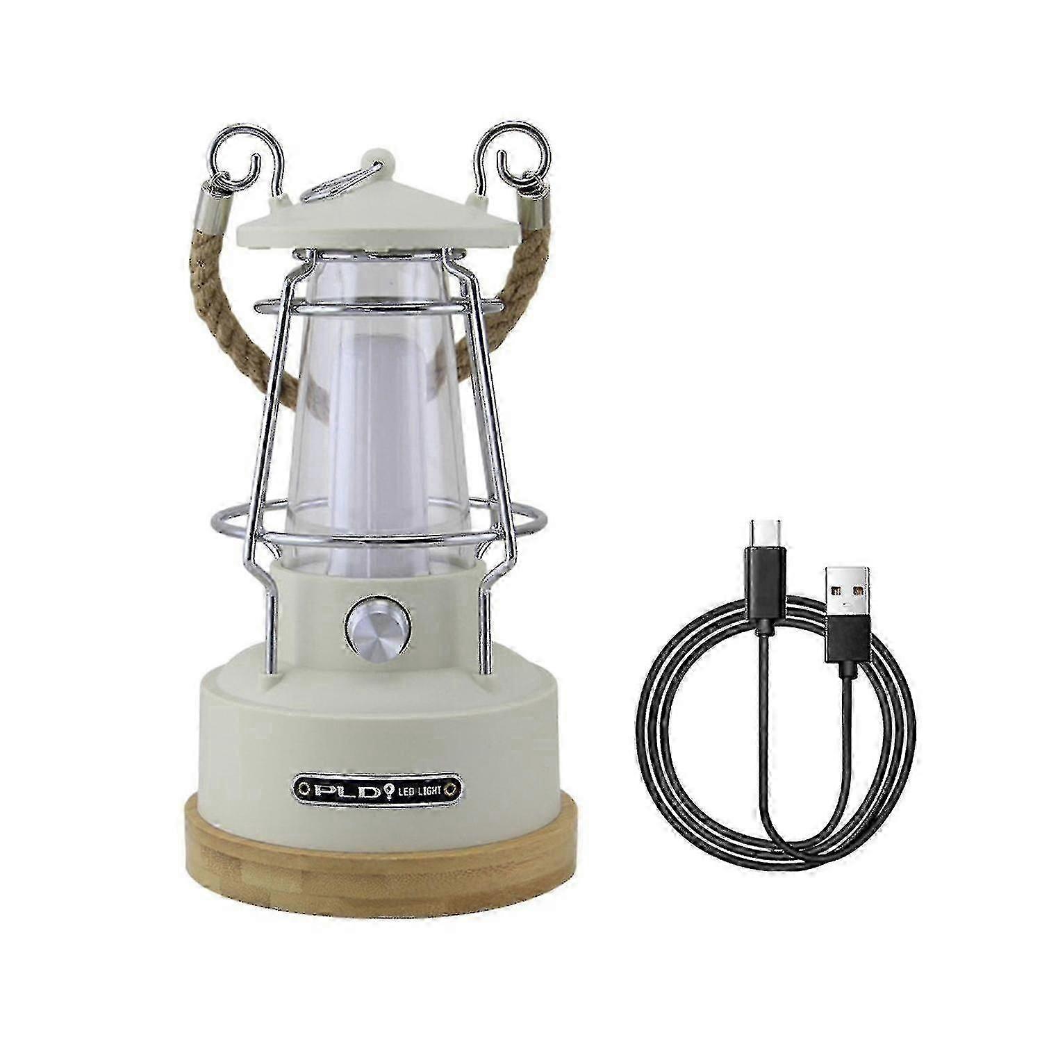 Su Geçirmez Kamp Feneri Dış Mekan Işığı Asılı veya Serbest Duran Kamp Lambası Kafe İçin 3 Işık Modu