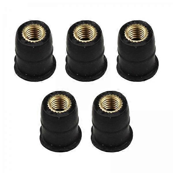 5x5Pcs Windschutzscheibe Messing Mutter Teile Einfache Installation Hardware Motorrad Befestigungselement