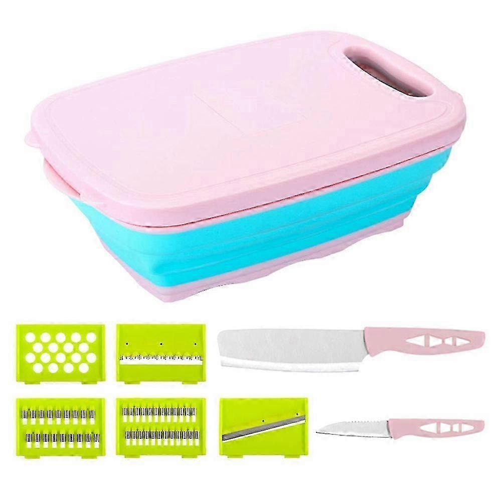 9 in Chopping Block Foldable Cutting Board Drain Chopper Dicer Slicer Cutter