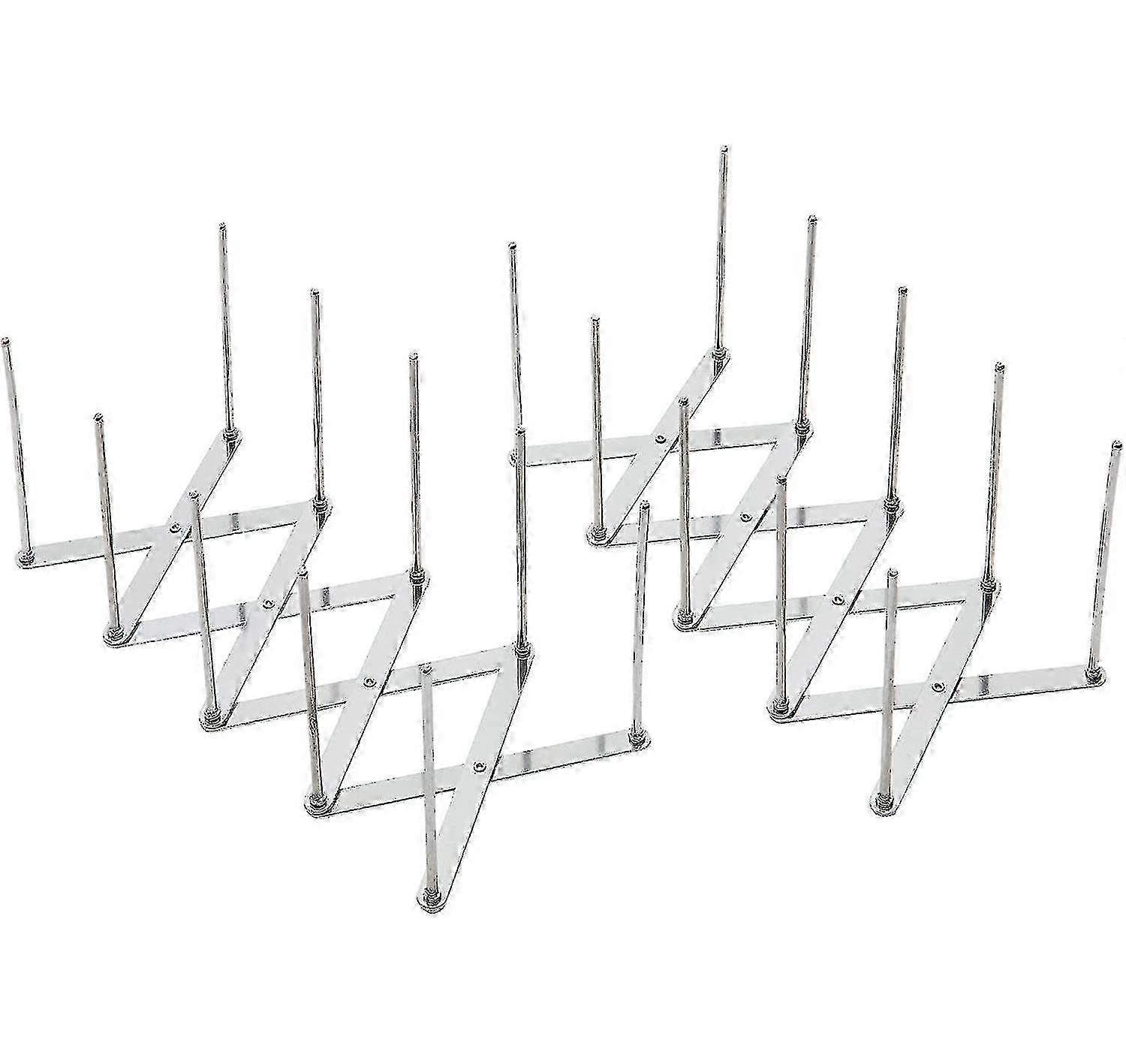 2er-Pack ausziehbarer Topfdeckelhalter aus Edelstahl