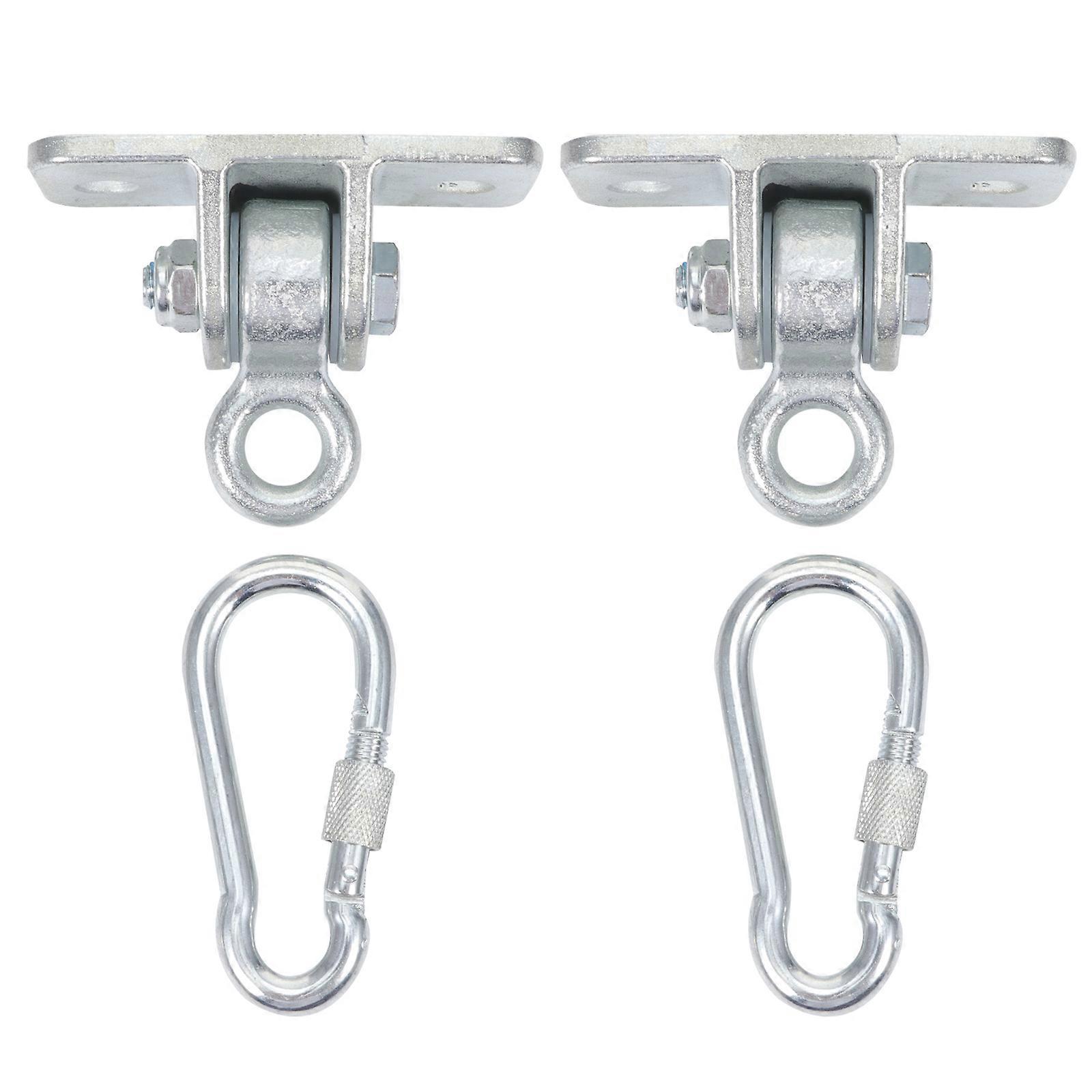 Silver Swing Hook Set for Heavy Duty Swing Hanging with 2 Hooks