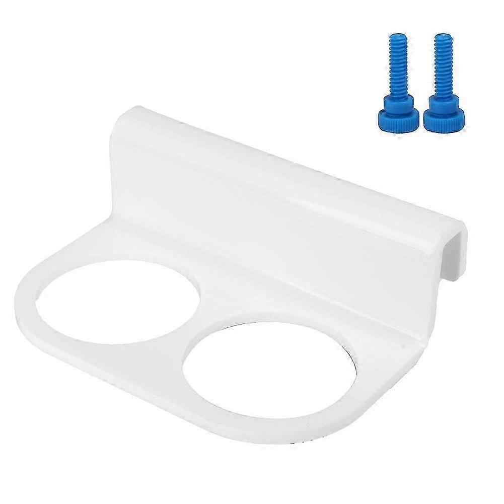 2025 Aquarium Acrylic Durable White Double Hole Filter Bag Bracket Sock Support Fish Tanks Accessory