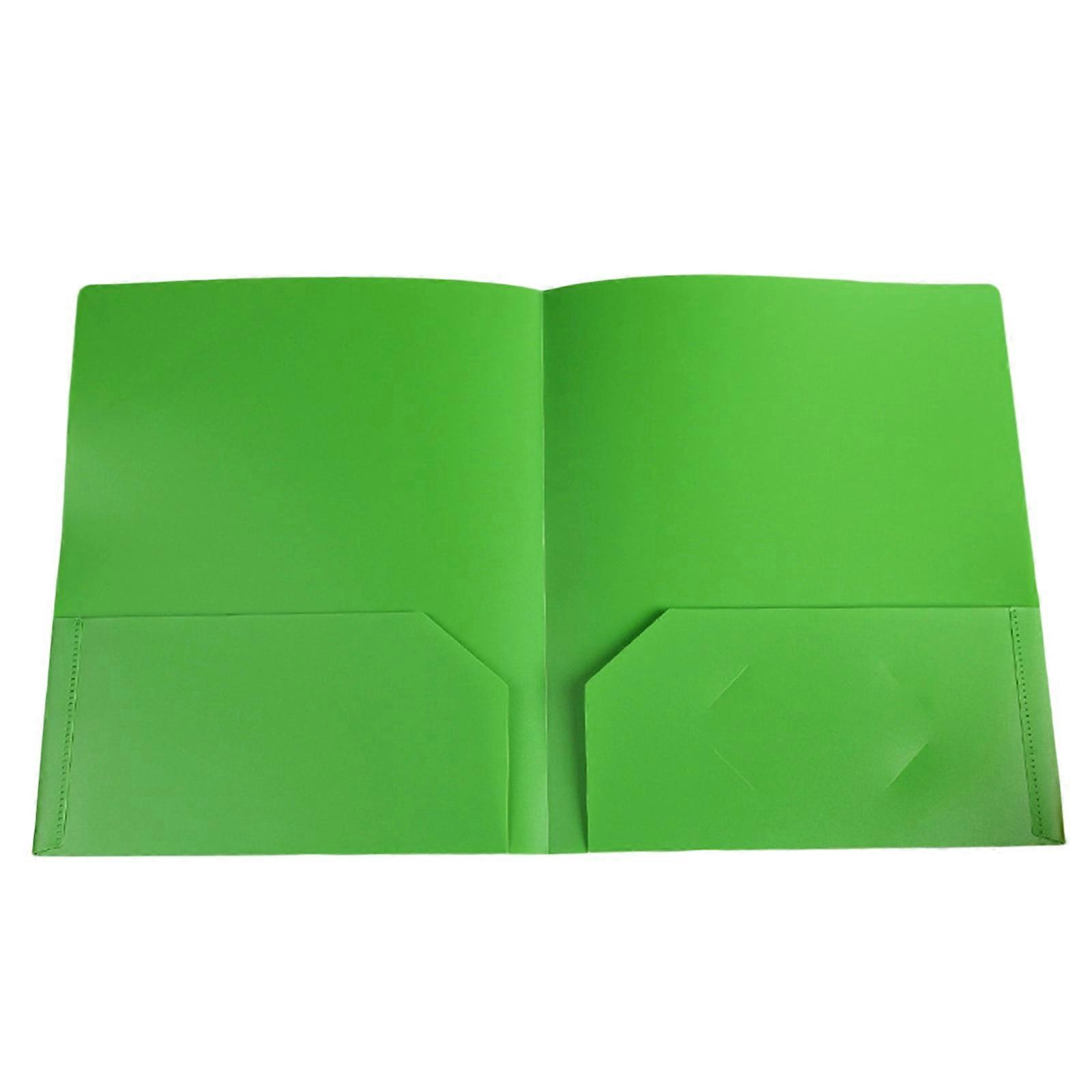 1/6Pcs Folders with Pockets Heavy Duty 2 Pocket File Folders Letter Size Two Pocket Folders Holds 100 Sheets 11.4x9.33In Yellow
