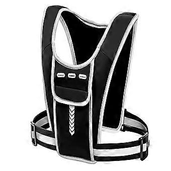 Outdoor-Sport-Brusttasche Taktische Brusttasche reflektierende Weste Trainingsausrüstung zum Laufen, Wandern, Radfahren