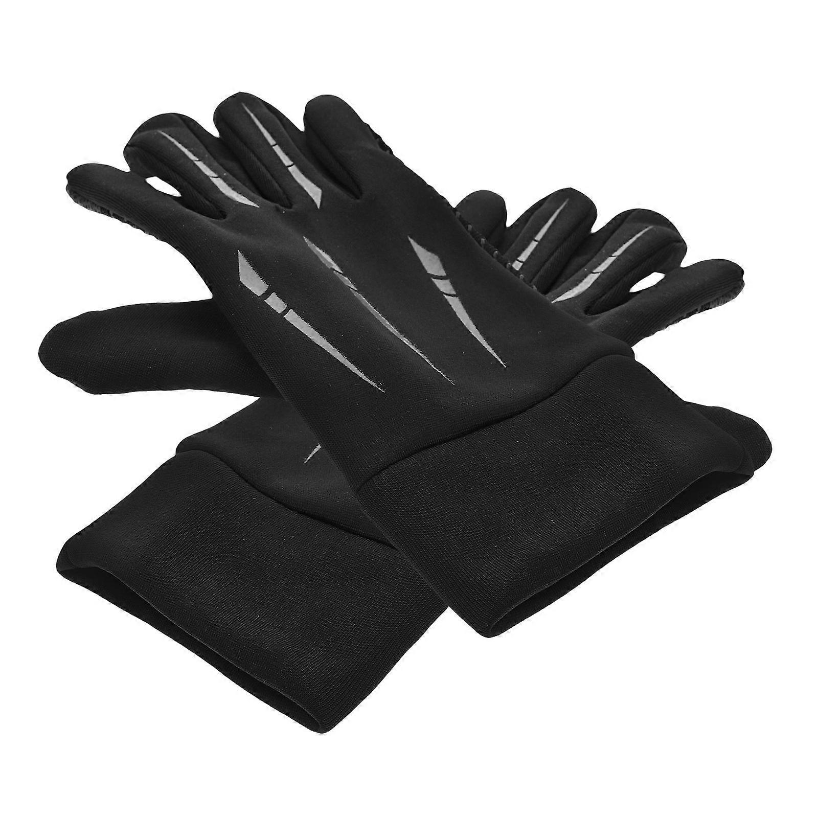Winter Motorcycle Gloves with Touchscreen Compatibility, Thermal Insulation, Full Finger Flexibility, Moisture Wicking Lining, and Reflective