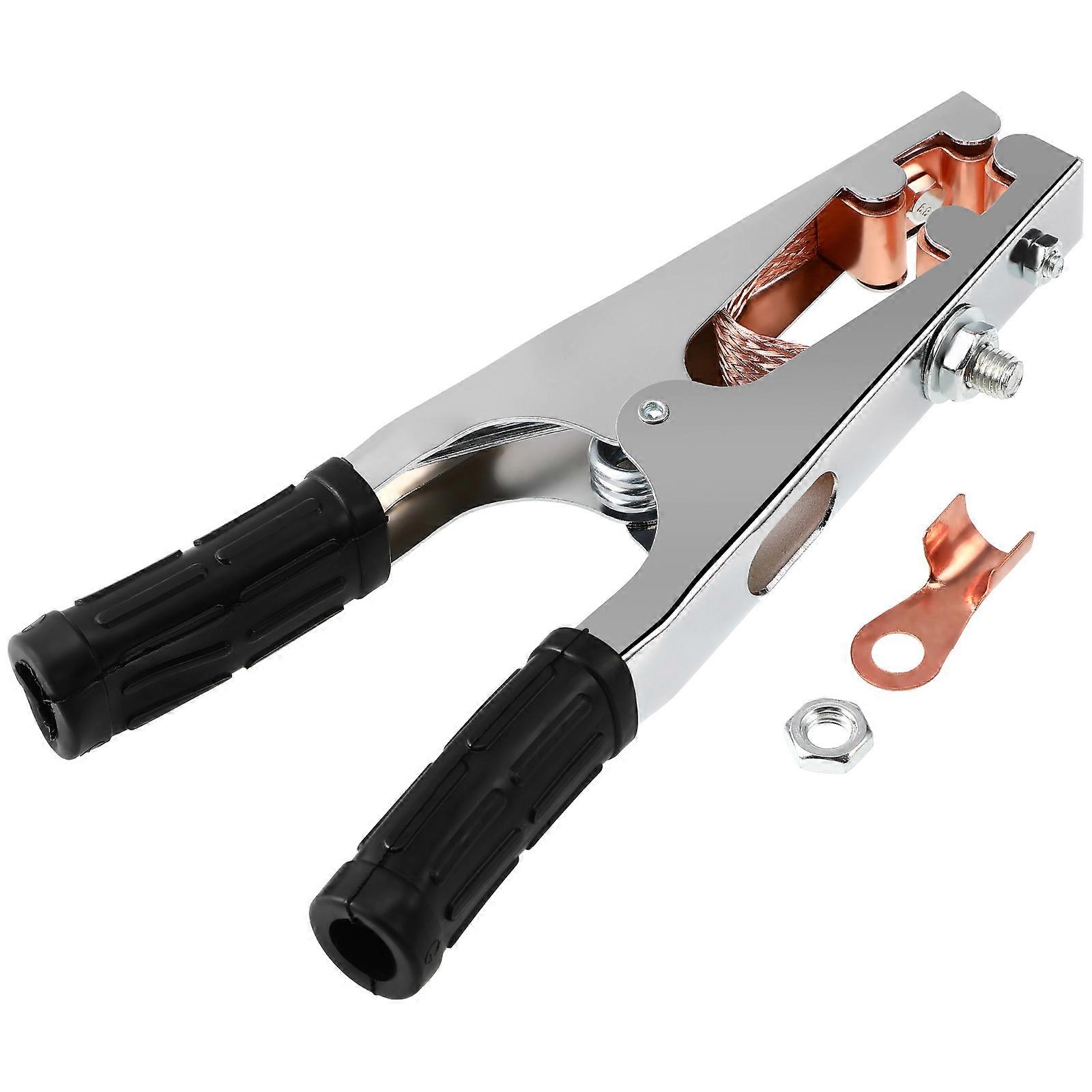 Manual Welder Ground Clamp Welding Grounding Clamp Iron Copper Grounding Function 1Pcs