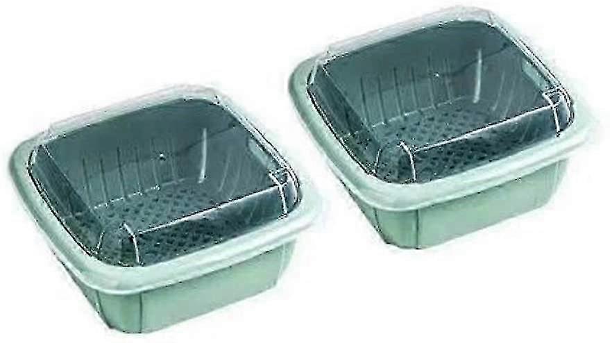 3-in-1 Kitchen Colander & Bowl Sets With Lid
