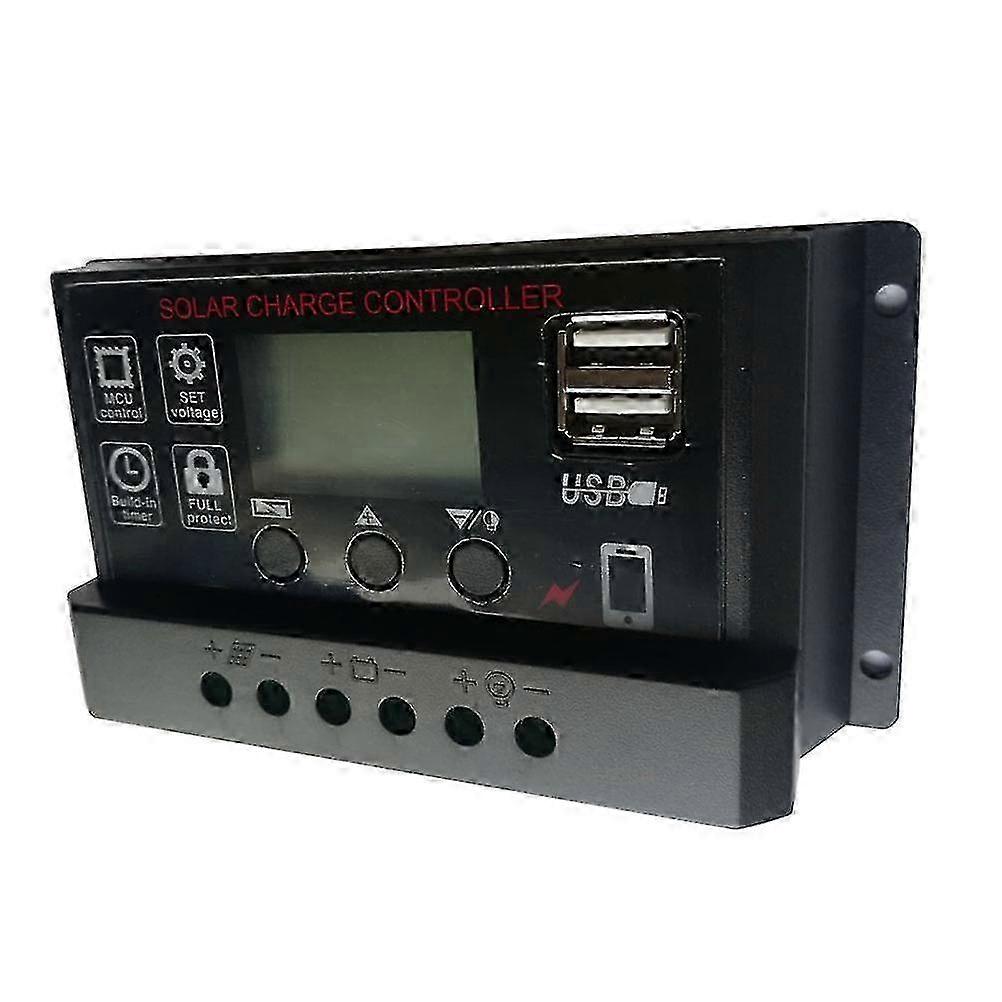 Fully Automatic Universal Controller Lithium Lead Acid Solar Charge Controller Black (30a) 2025