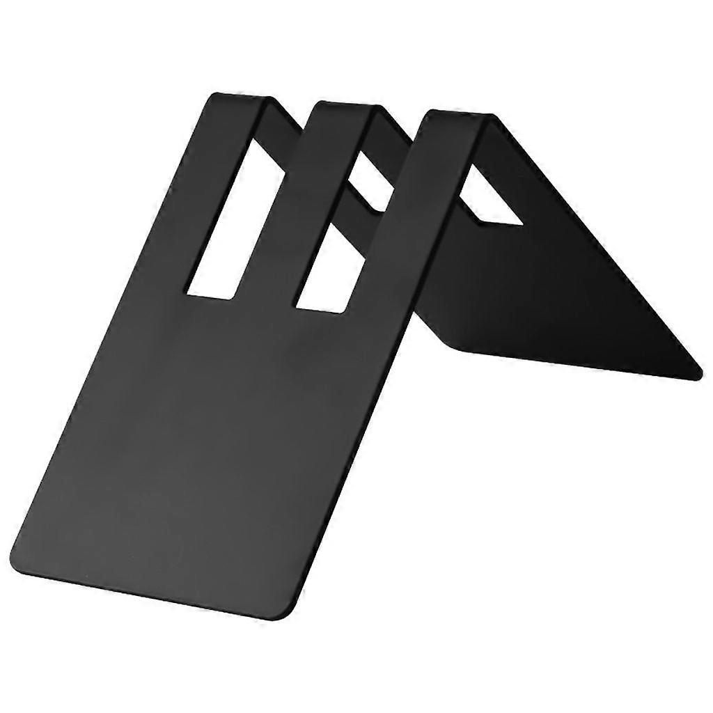 Rustfrit Stål Kaffe Filter Papirholder - Sort