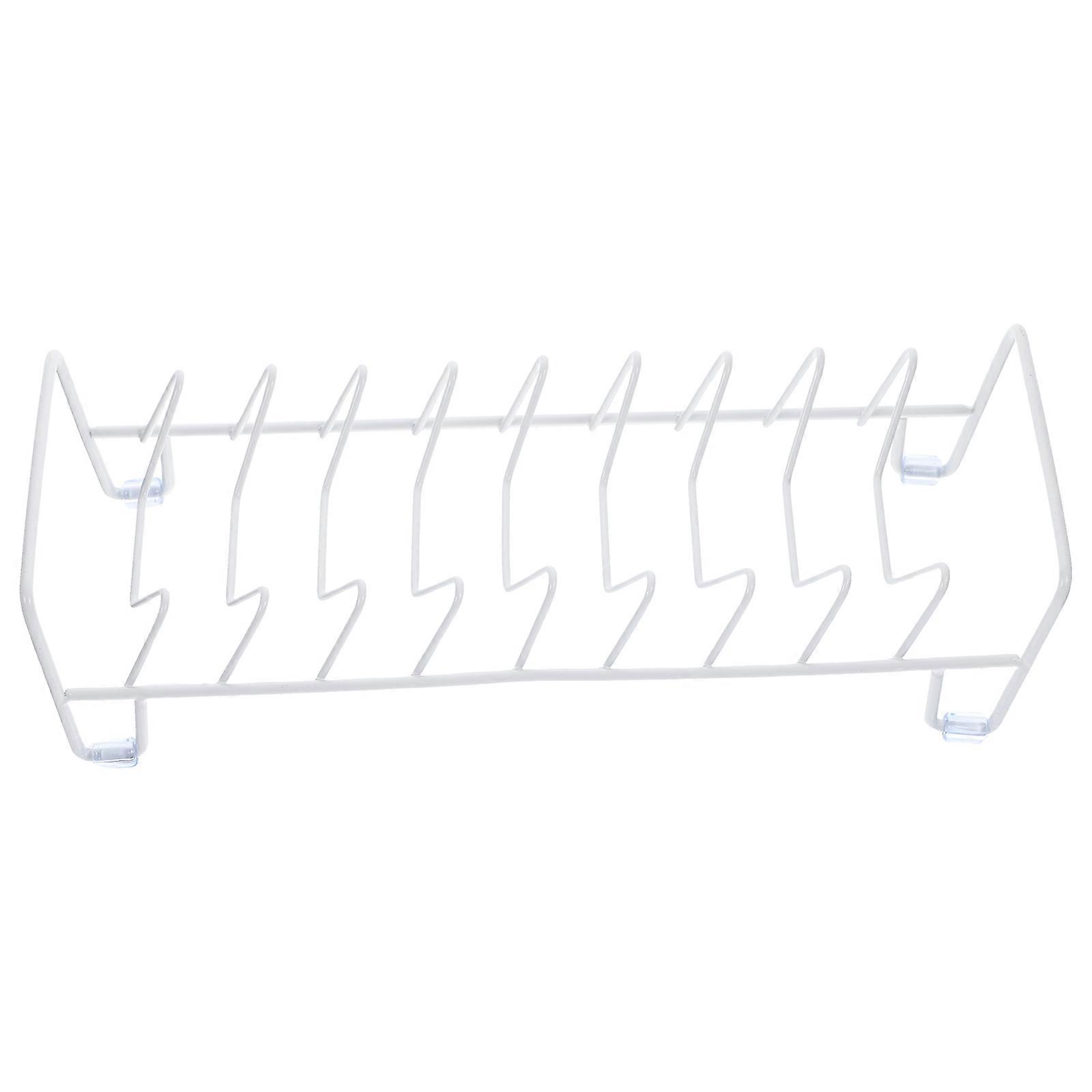 Multi-Functional Kitchen Sink Rack Storage Draining Space-saving Rectangular White 1Pack