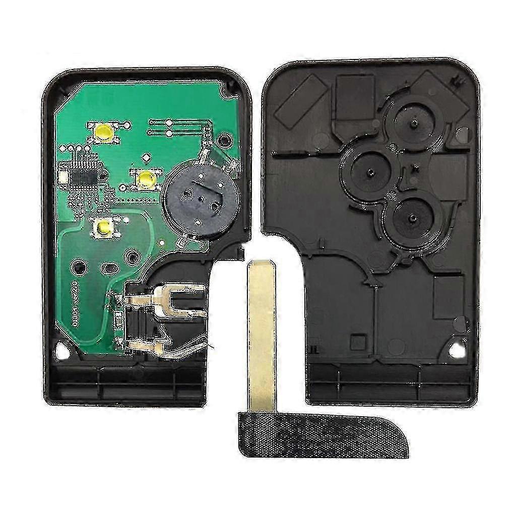 Smart Remote Key Fob with 3 Buttons and 433mhz Card Chip Blade Compatible with Renault Megane Scenic