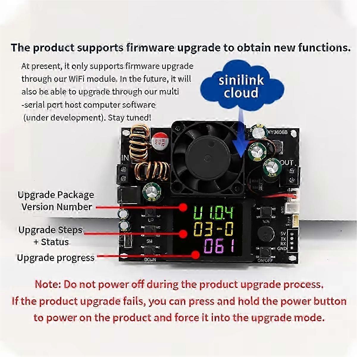 Adjustable Voltage Regulator Power Supply with DC Buck Boost Converter Voltage/Current Step-Down Module
